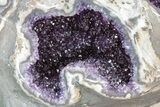 41" Multi-Window Amethyst Geode on Metal Stand - One Of A Kind! - #199980-7
